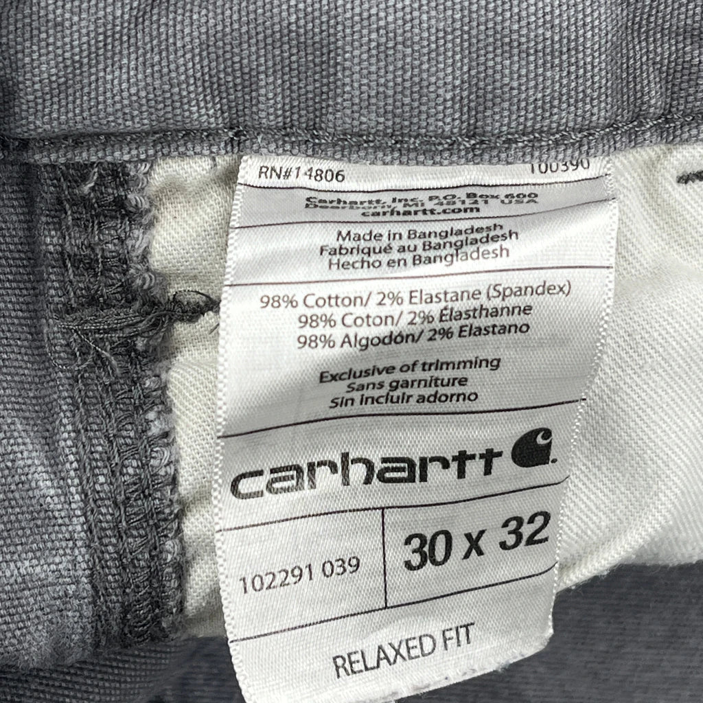 Carhartt Cargo Pants - 28W 30L Gray Cotton - Image 6