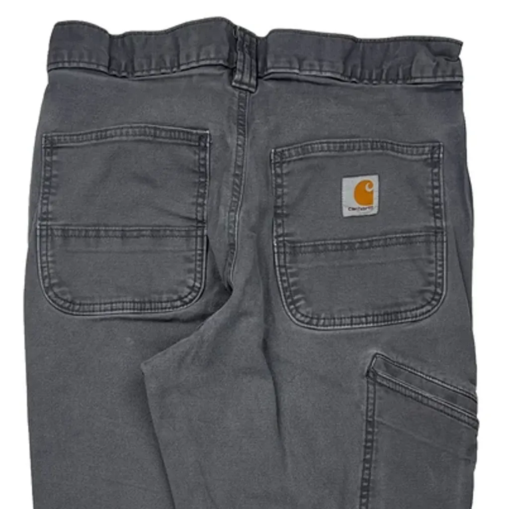 Carhartt Cargo Pants - 28W 30L Gray Cotton - Image 7