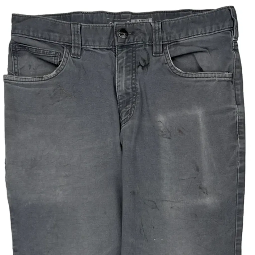 Carhartt Cargo Pants - 32W 29L Gray Cotton - Image 10
