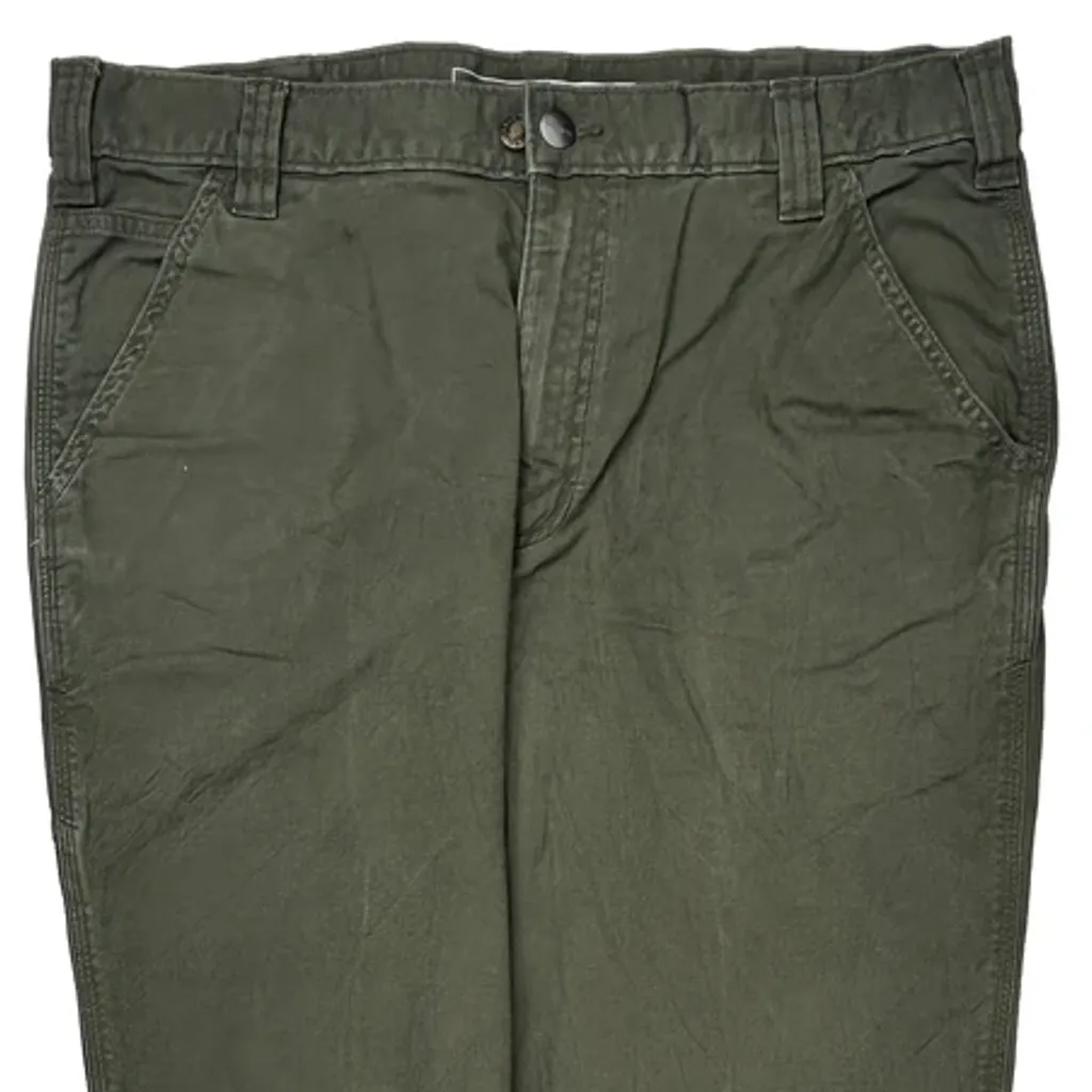 Carhartt Cargo Pants - 34W 32L Green Cotton - Image 10