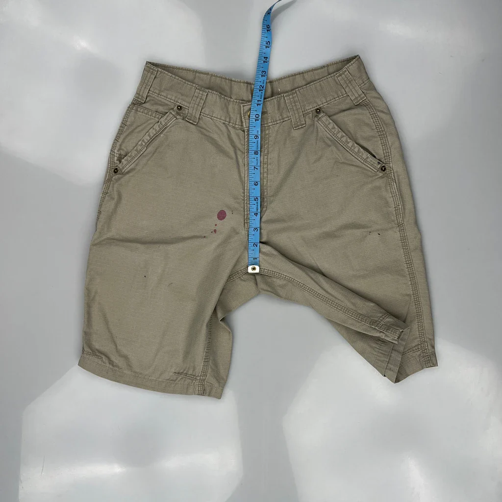 Carhartt Cargo Shorts - 30W 10L Beige Cotton - Image 4