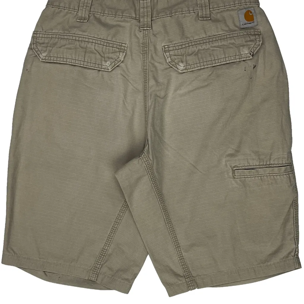 Carhartt Cargo Shorts - 30W 10L Beige Cotton - Image 7