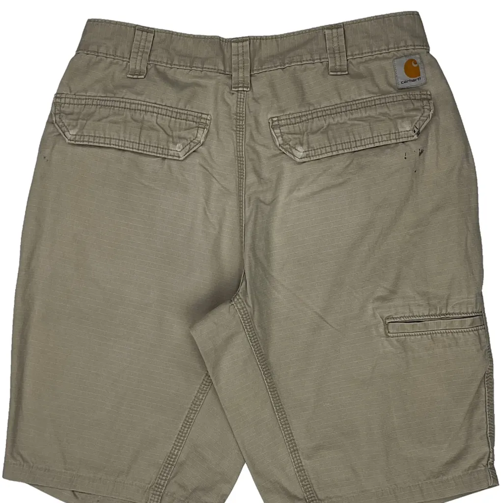 Carhartt Cargo Shorts - 30W 10L Beige Cotton - Image 8