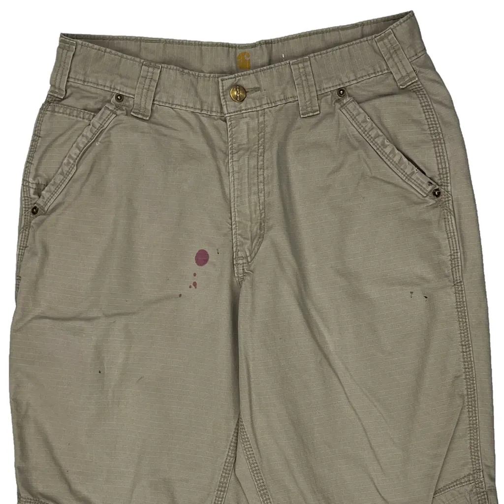 Carhartt Cargo Shorts - 30W 10L Beige Cotton - Image 9
