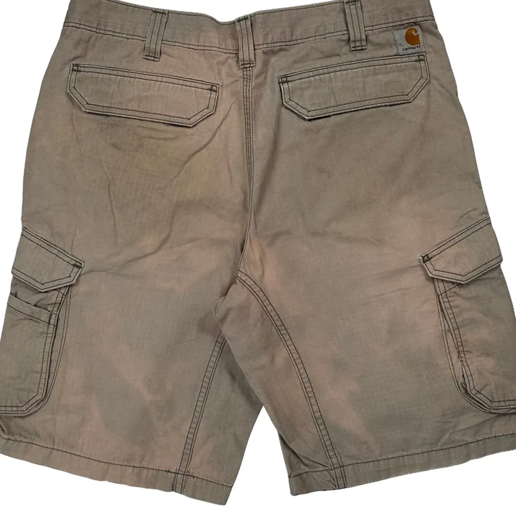 Carhartt Cargo Shorts - 34W 11L Beige Cotton - Image 6
