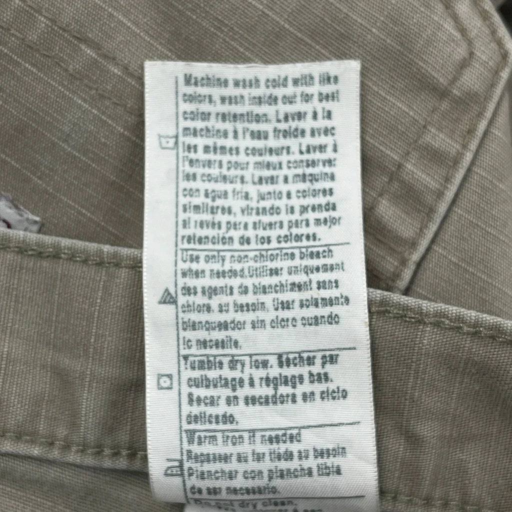 Carhartt Cargo Shorts - 36W 11L Beige Cotton - Image 7