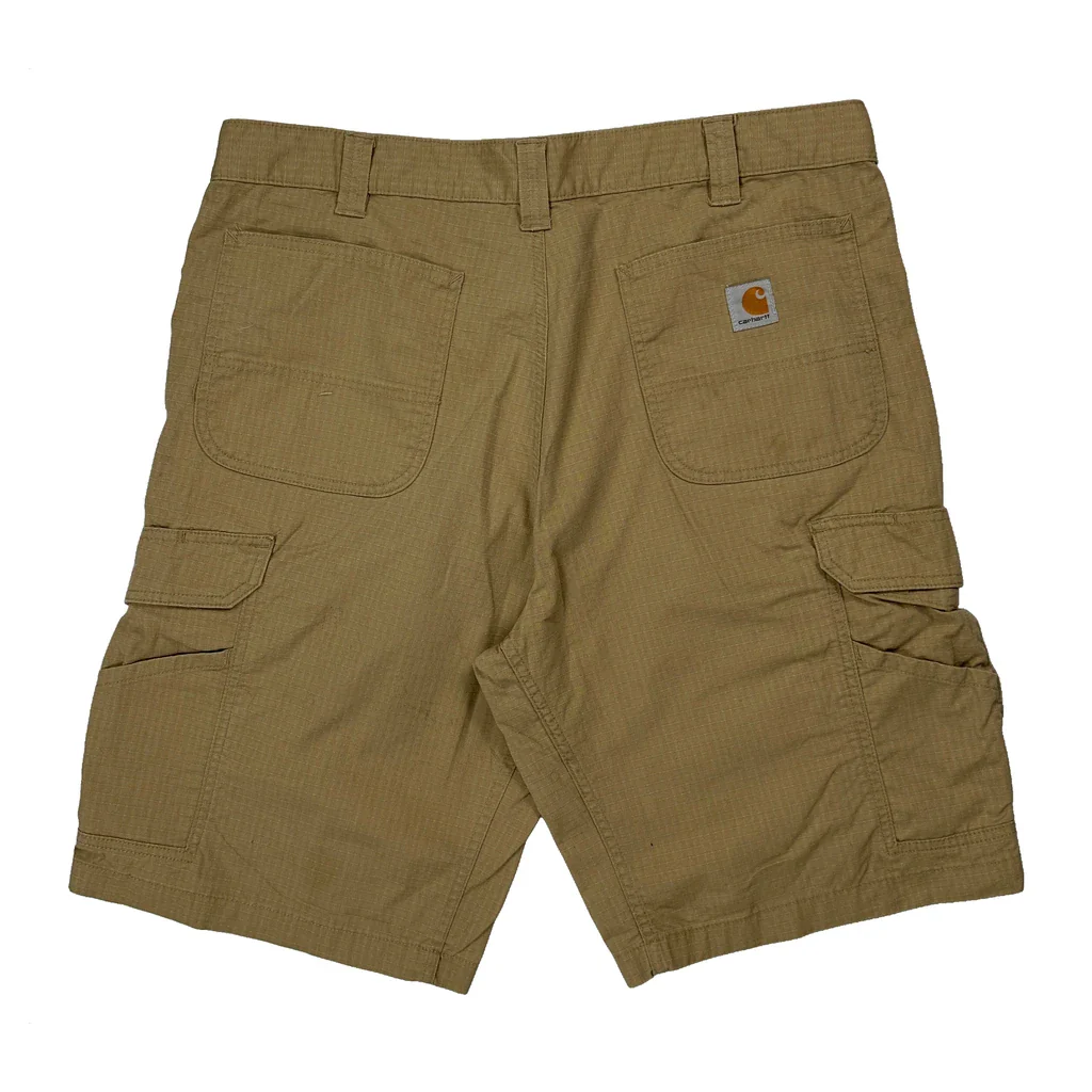 Carhartt Cargo Shorts - 38W 12L Beige Cotton Blend