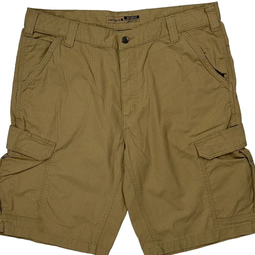 Carhartt Cargo Shorts - 38W 12L Beige Cotton Blend - Image 10