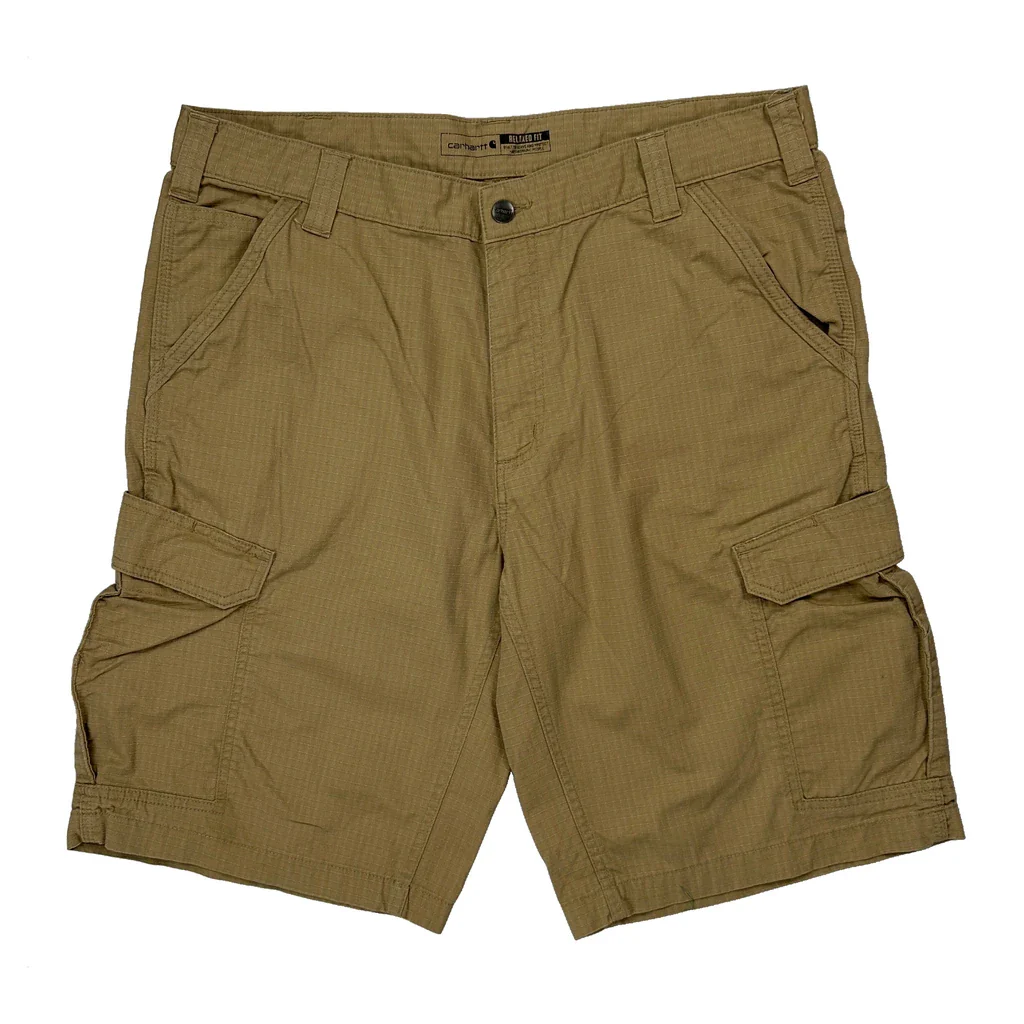 Carhartt Cargo Shorts - 38W 12L Beige Cotton Blend - Image 2