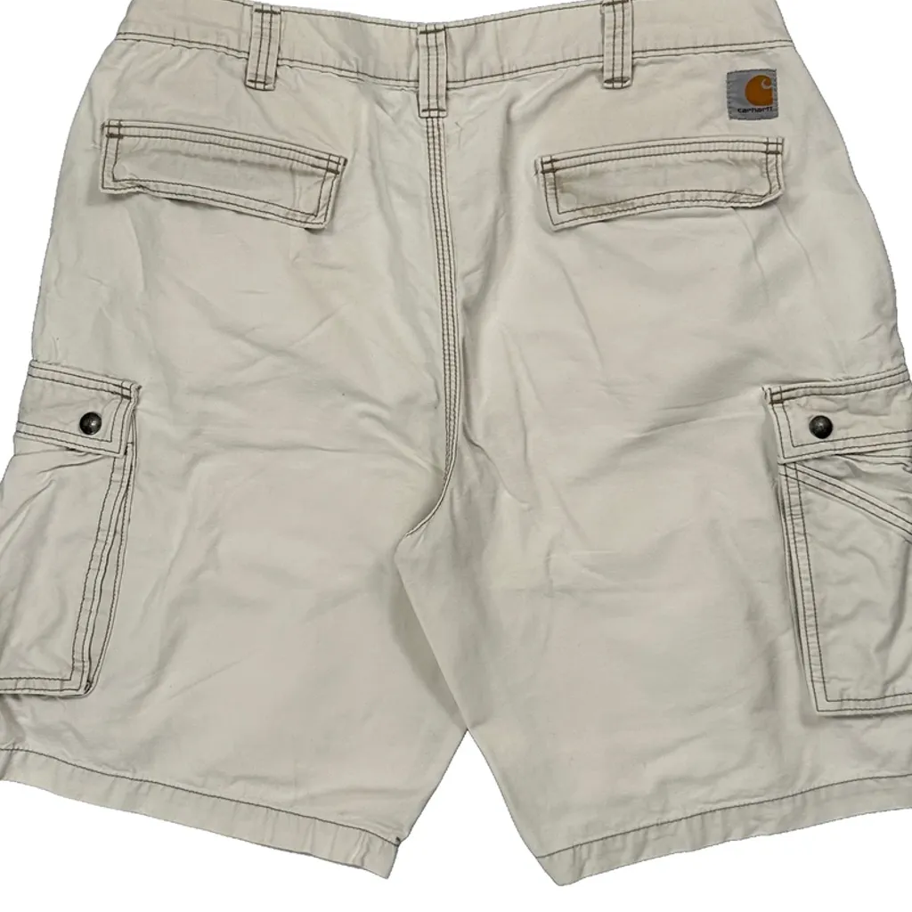 Carhartt Cargo Shorts - 38W 10L Beige Cotton - Image 7