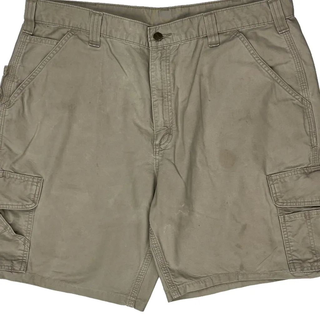 Carhartt Cargo Shorts - 38W 10L Beige Cotton - Image 11