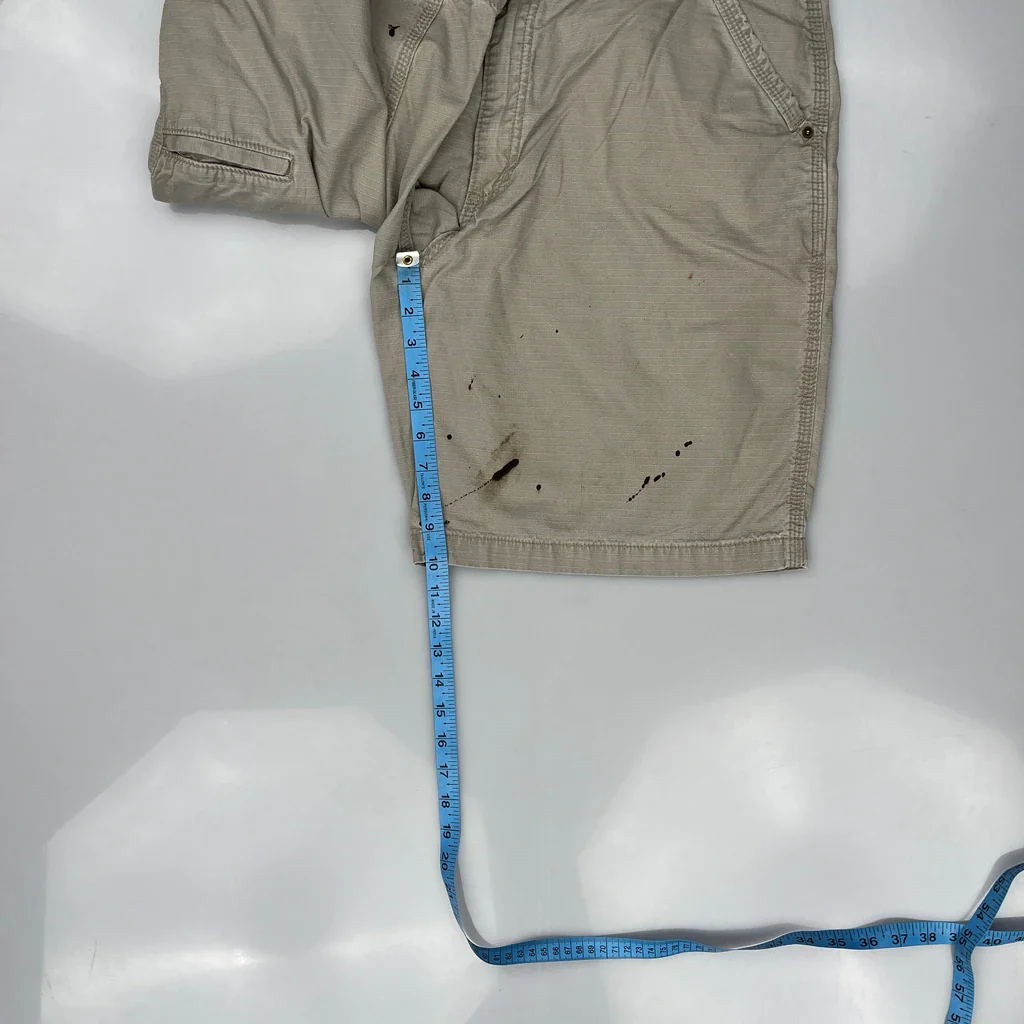 Carhartt Cargo Shorts - 38W 10L Beige Cotton - Image 5