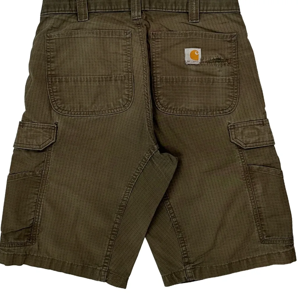 Carhartt Cargo Shorts - 30W 11L Brown Cotton - Image 6