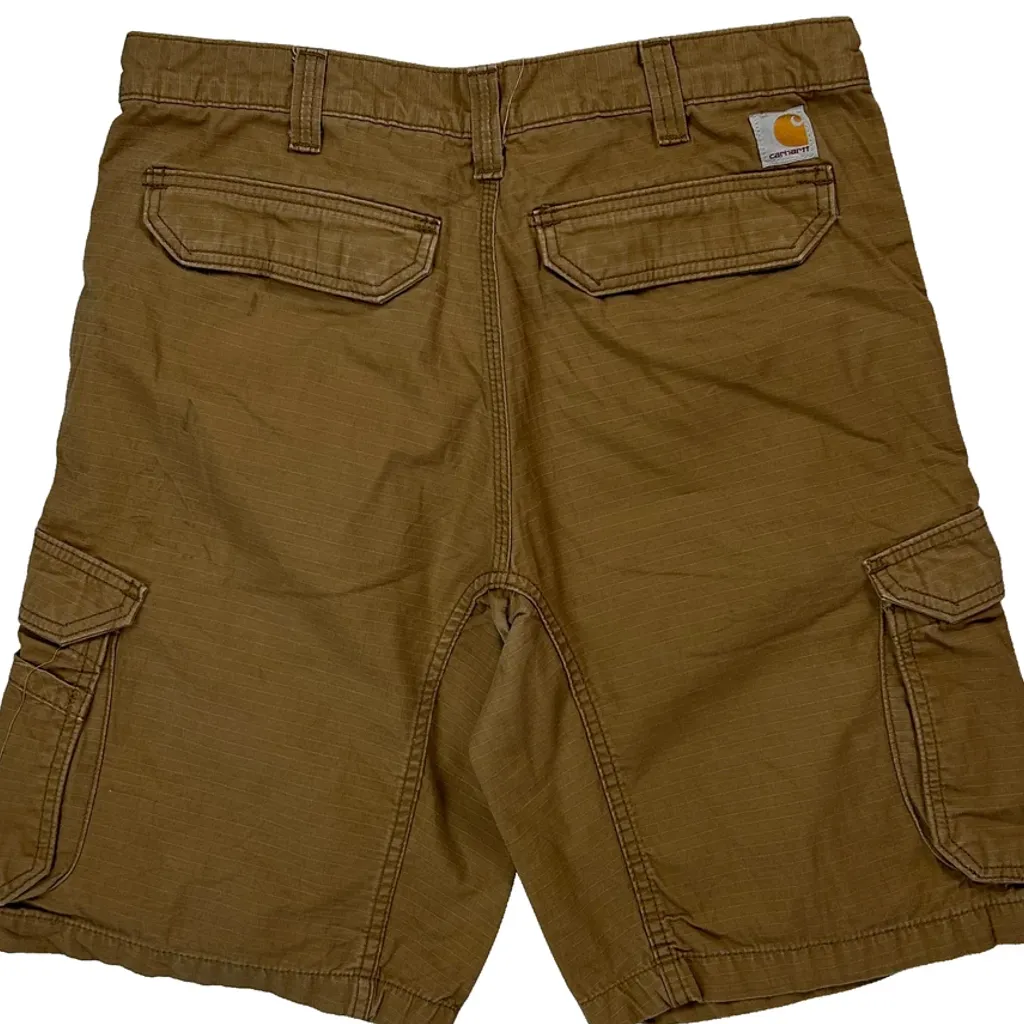 Carhartt Cargo Shorts - 32W 11L Brown Cotton - Image 6