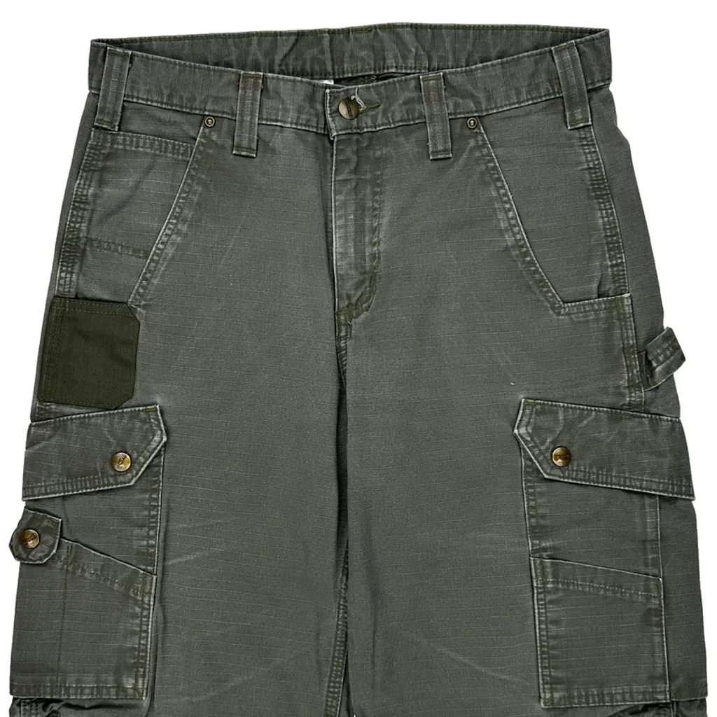Carhartt Cargo Shorts - 31W 11L Gray Cotton - Image 10