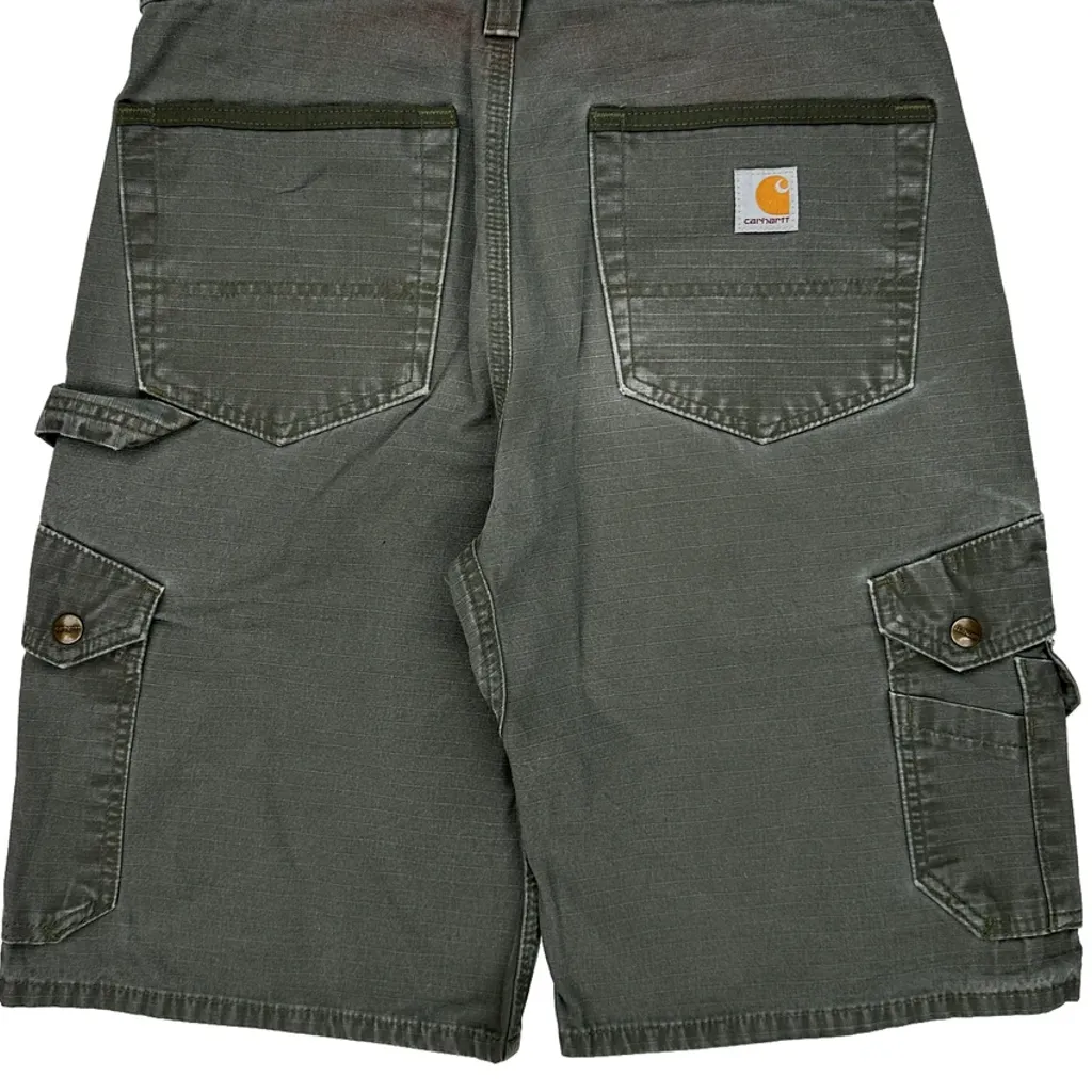 Carhartt Cargo Shorts - 31W 11L Gray Cotton - Image 8