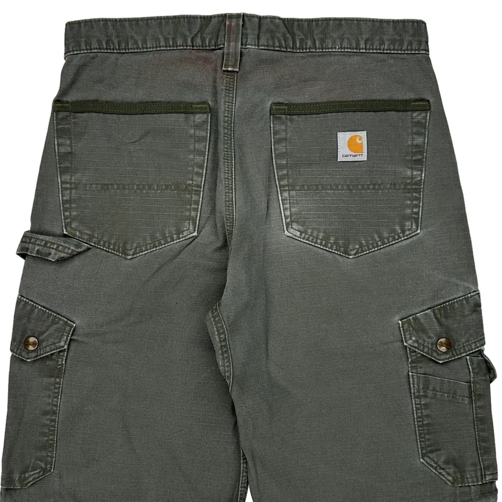 Carhartt Cargo Shorts - 31W 11L Gray Cotton - Image 9