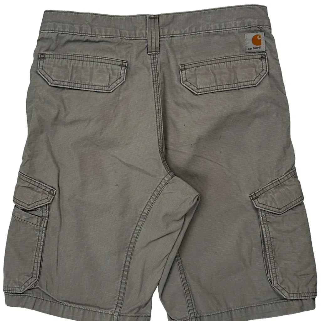 Carhartt Cargo Shorts - 28W 11L Grey Cotton - Image 7