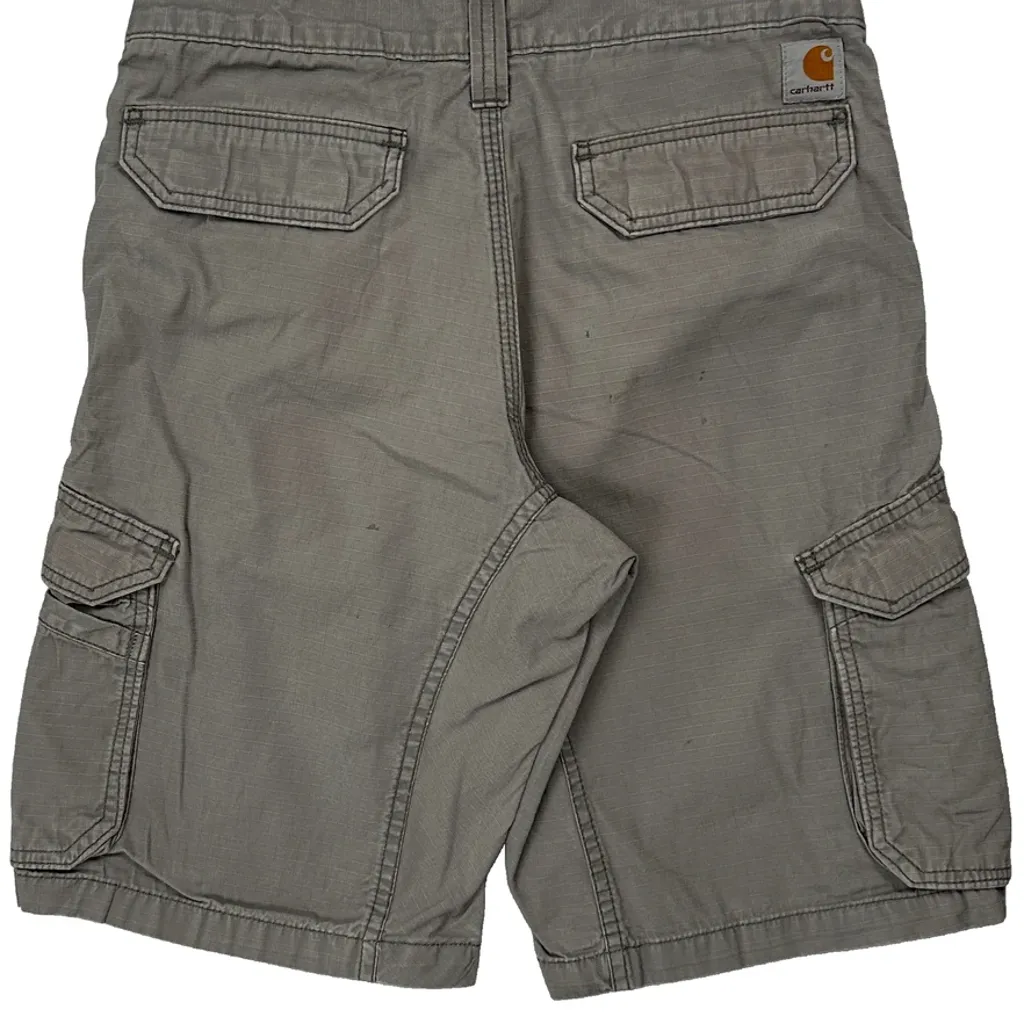 Carhartt Cargo Shorts - 28W 11L Grey Cotton - Image 8