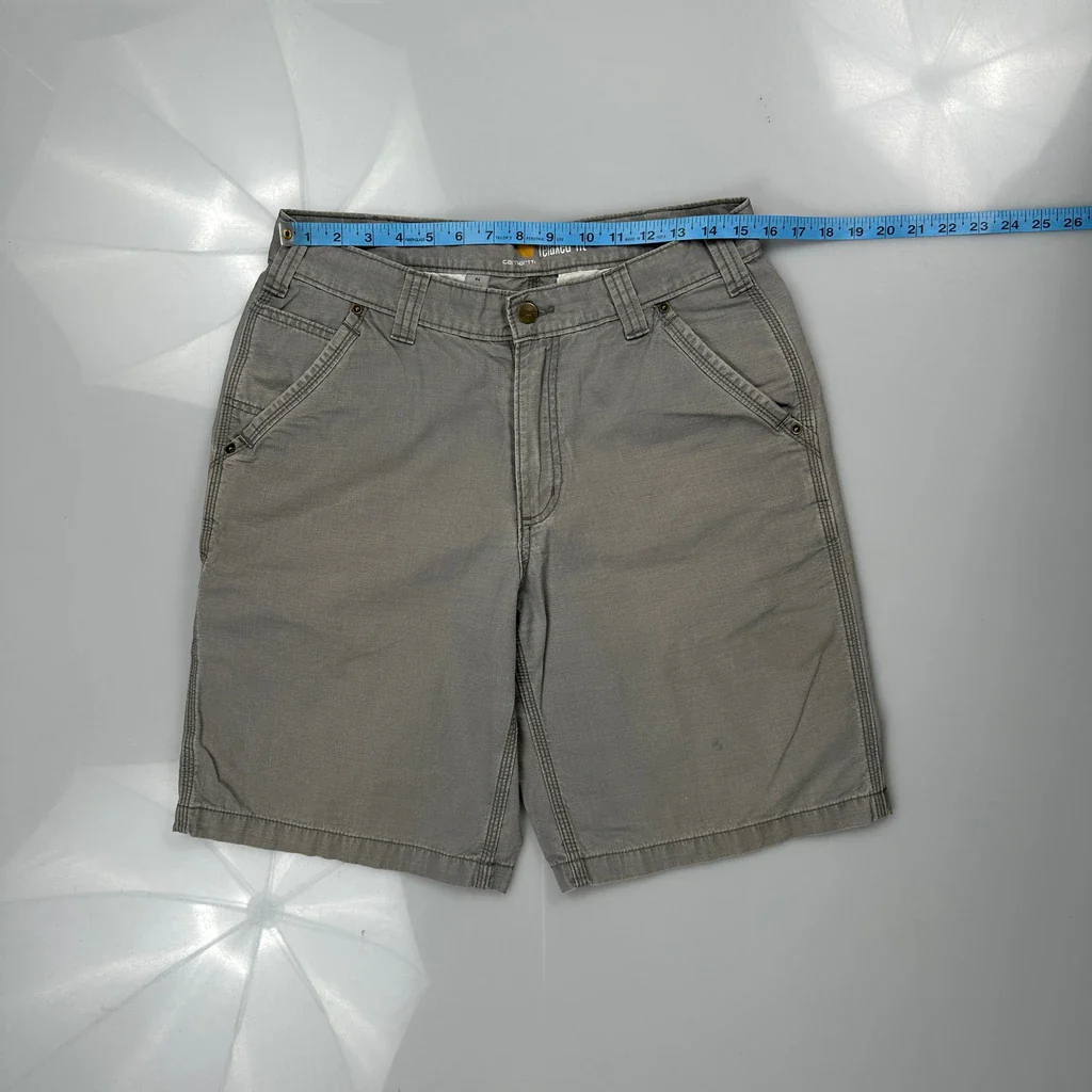 Carhartt Cargo Shorts - 30W 10L Grey Cotton - Image 3