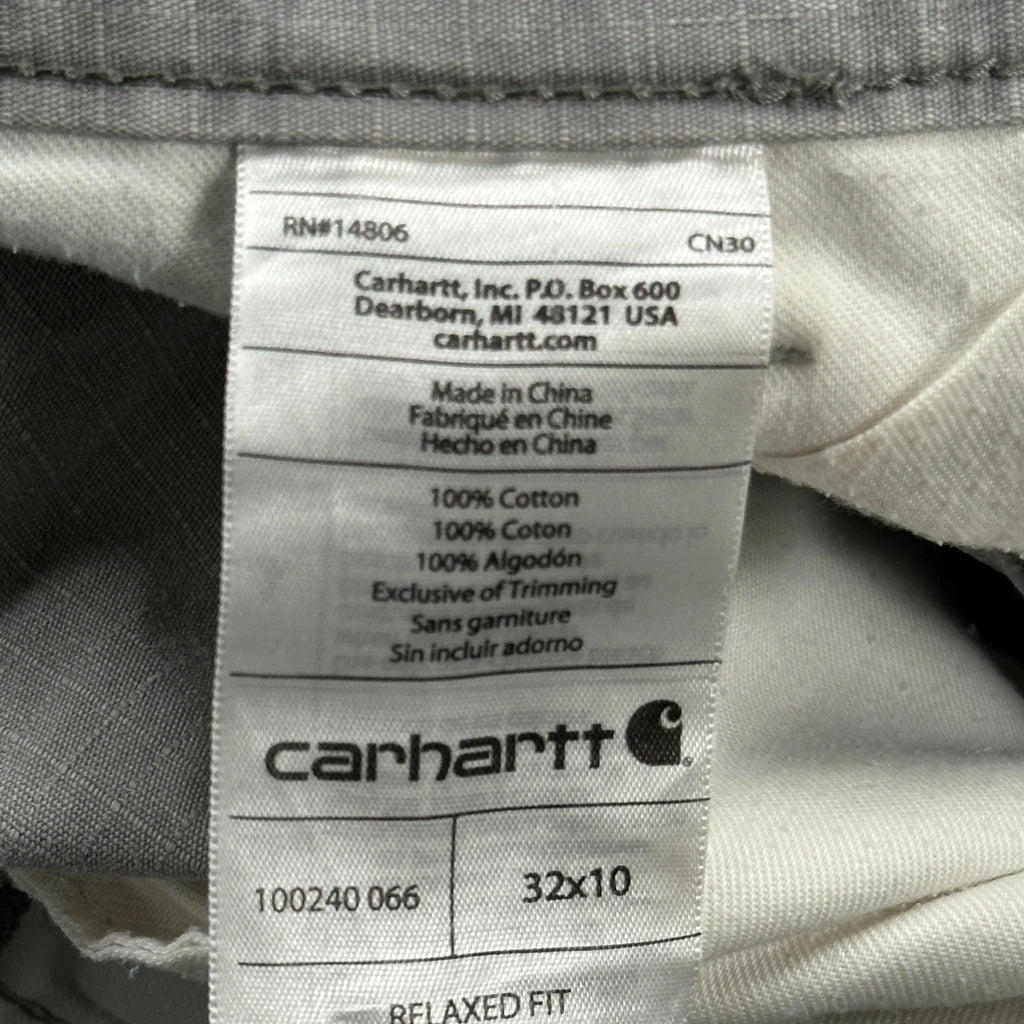 Carhartt Cargo Shorts - 30W 10L Grey Cotton - Image 6