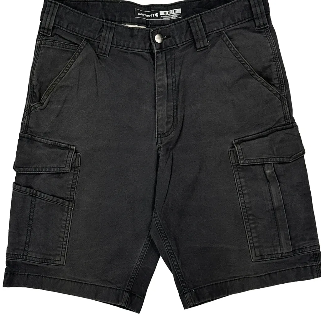 Carhartt Cargo Shorts - 32W 10L Grey Cotton - Image 9