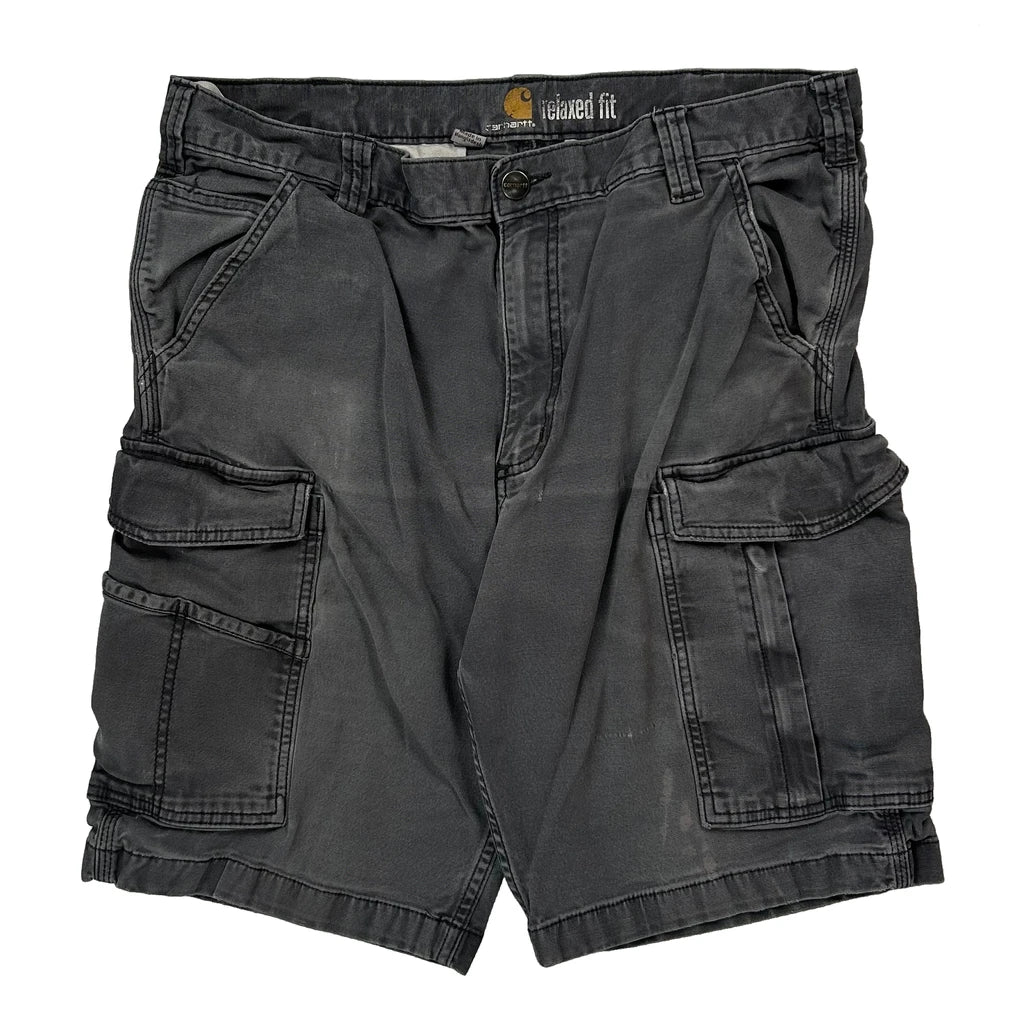 Carhartt Cargo Shorts - 32W 10L Grey Cotton - Image 2