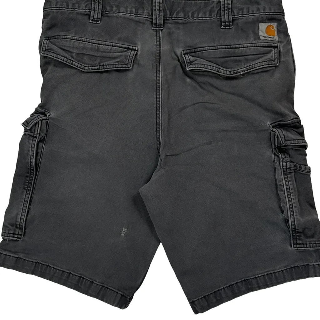 Carhartt Cargo Shorts - 32W 10L Grey Cotton - Image 8