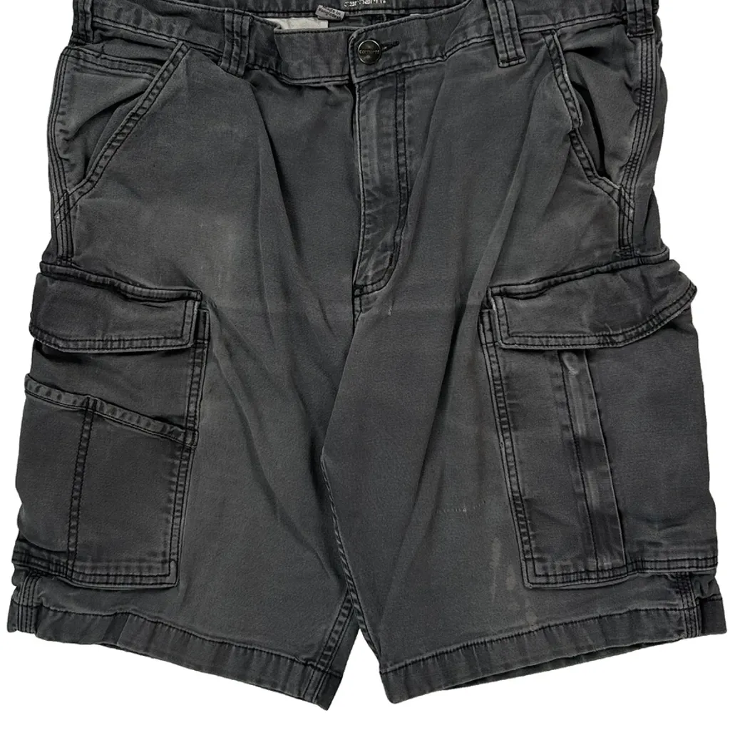 Carhartt Cargo Shorts - 32W 10L Grey Cotton - Image 9