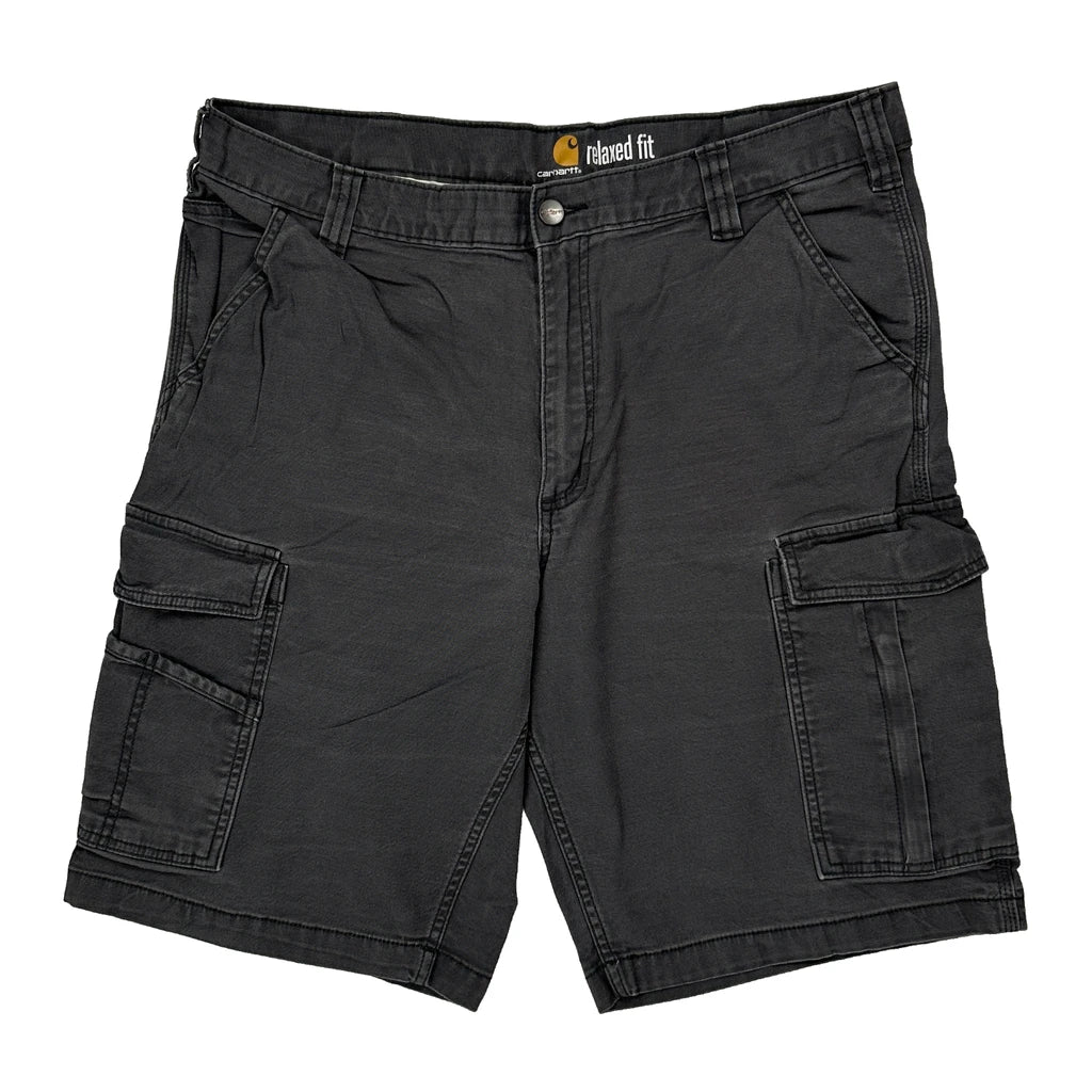 Carhartt Cargo Shorts - 36W 11L Grey Cotton - Image 2