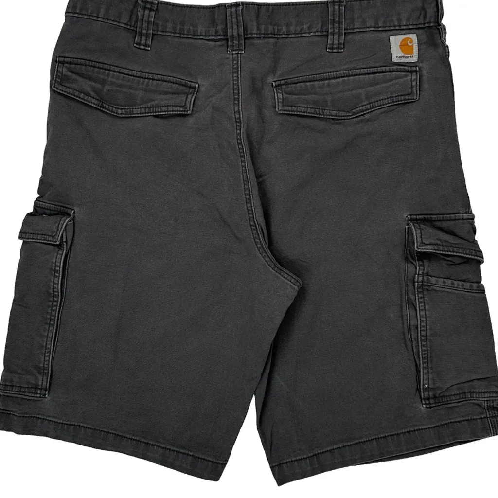 Carhartt Cargo Shorts - 36W 11L Grey Cotton - Image 7