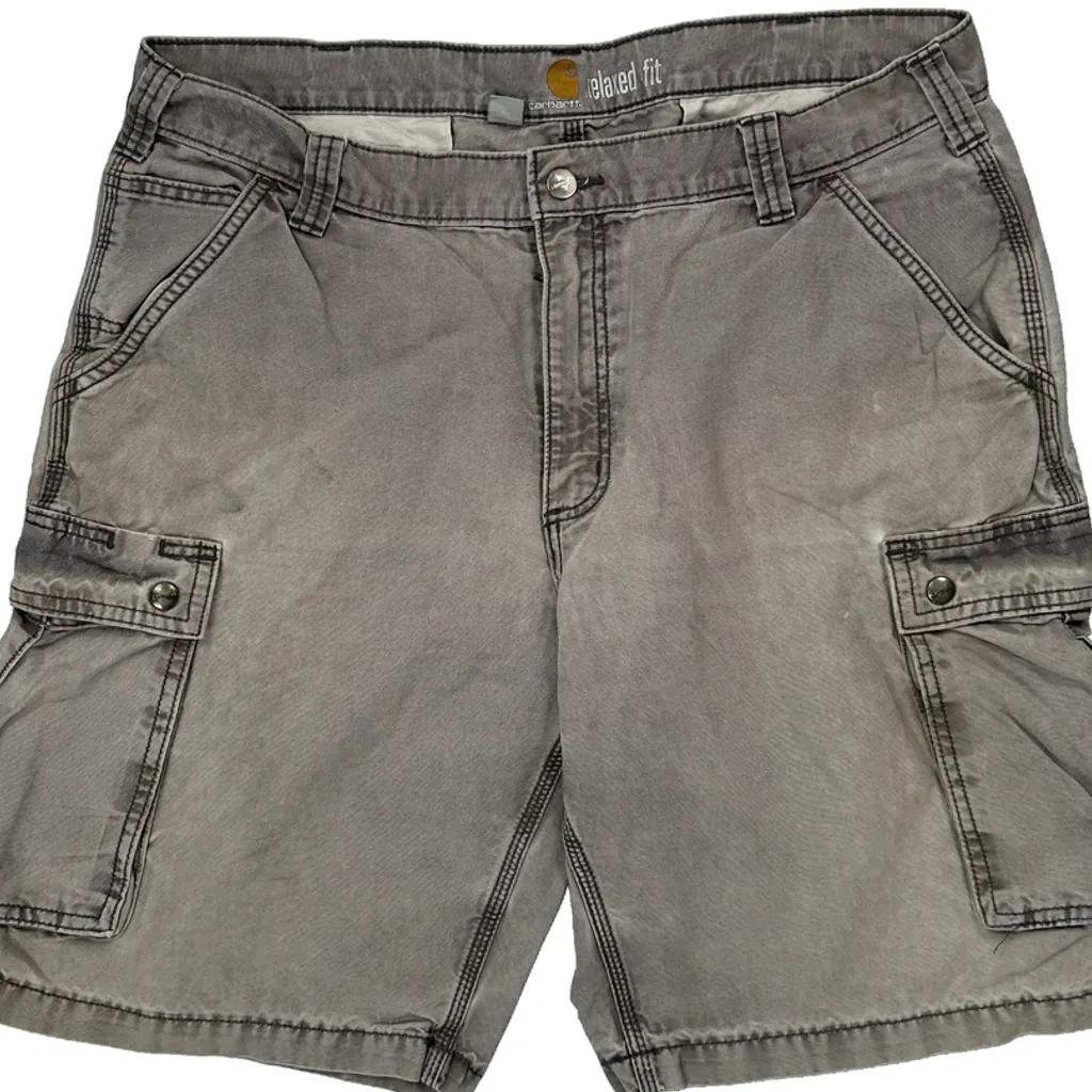 Carhartt Cargo Shorts - 38W 10L Grey Cotton - Image 10