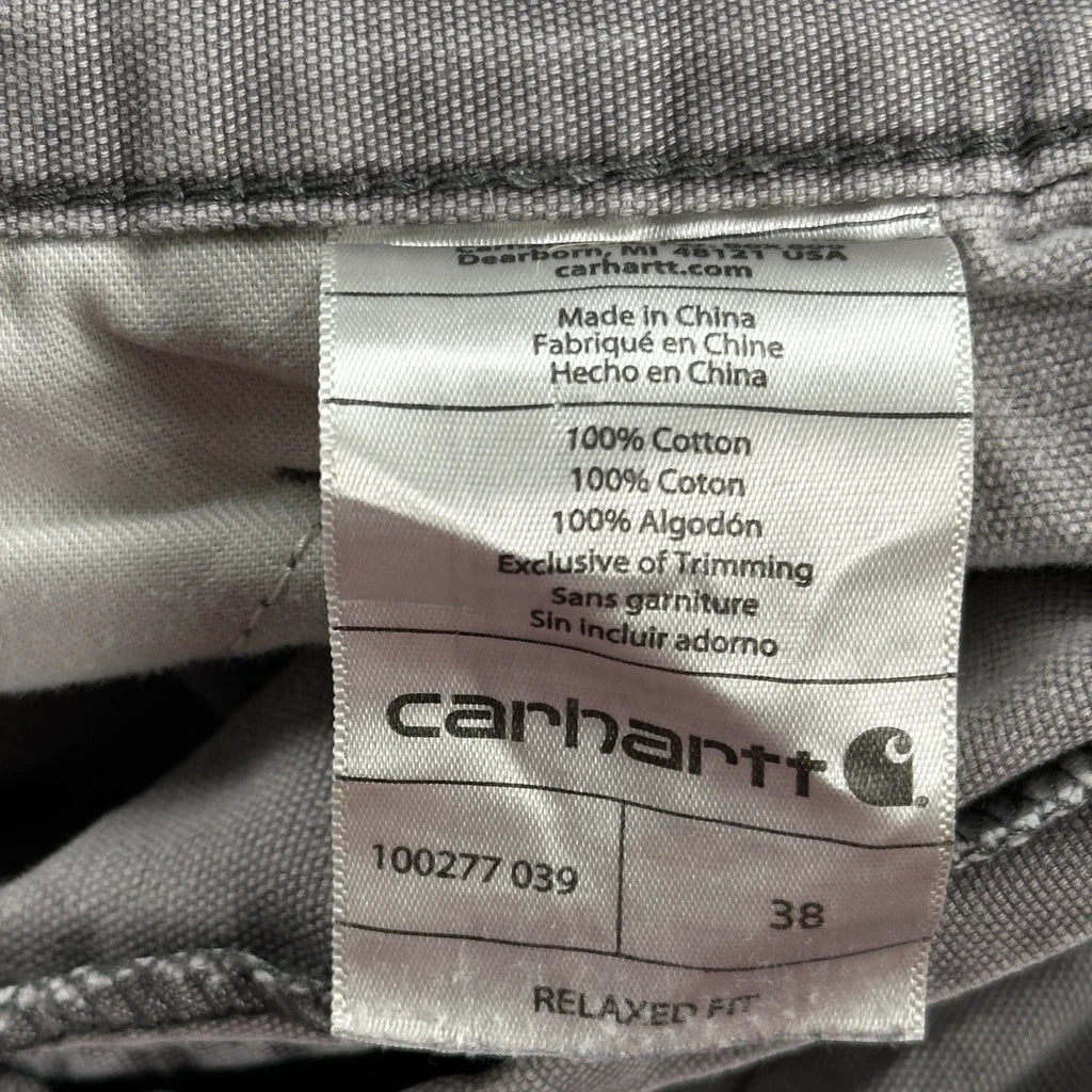 Carhartt Cargo Shorts - 38W 10L Grey Cotton - Image 6