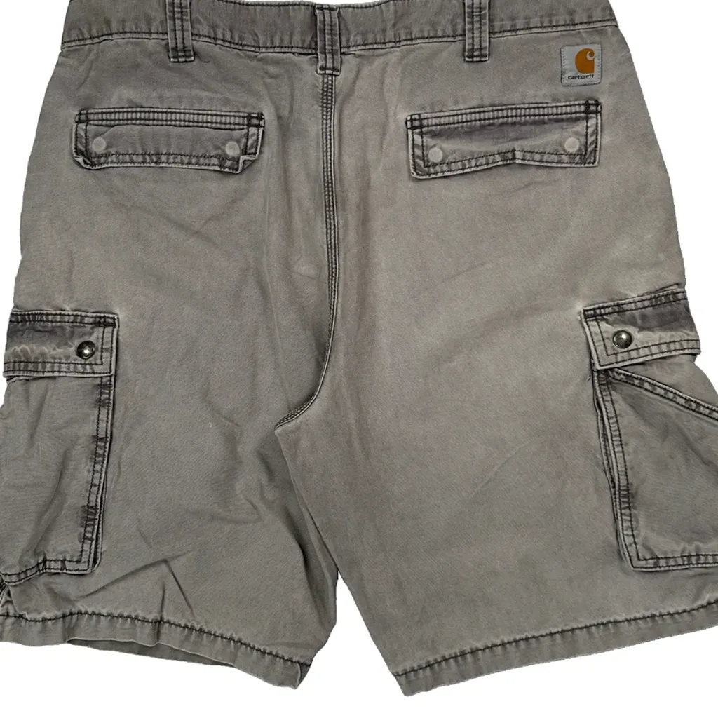 Carhartt Cargo Shorts - 38W 10L Grey Cotton - Image 8