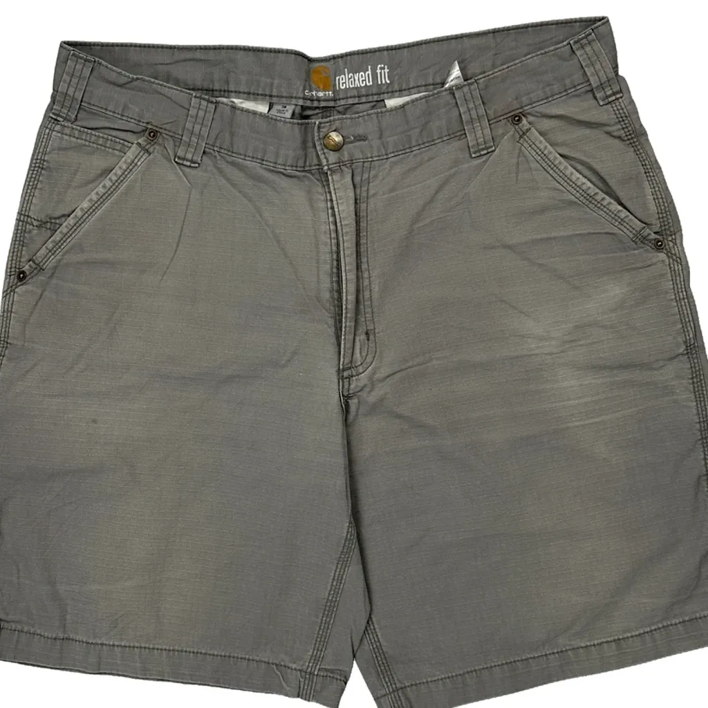 Carhartt Cargo Shorts - 38W 10L Grey Cotton - Image 10