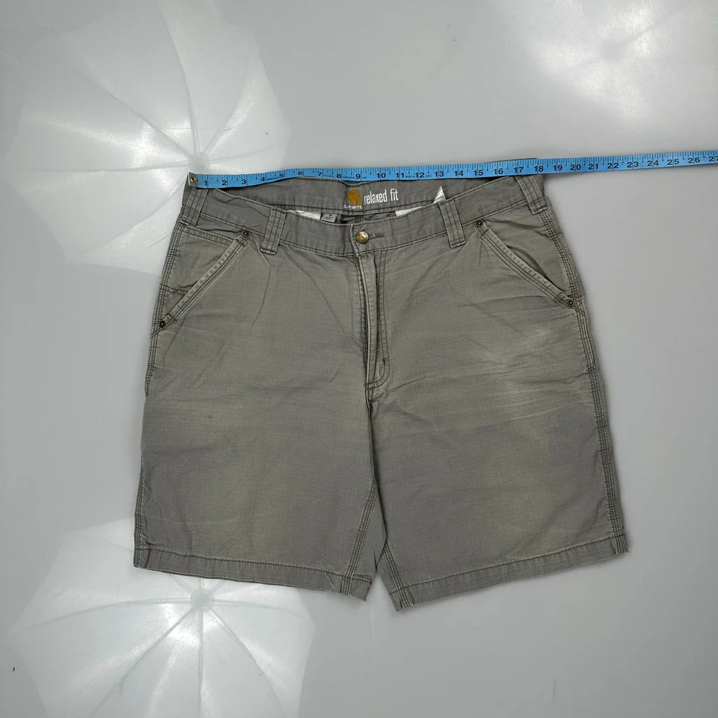 Carhartt Cargo Shorts - 38W 10L Grey Cotton - Image 3