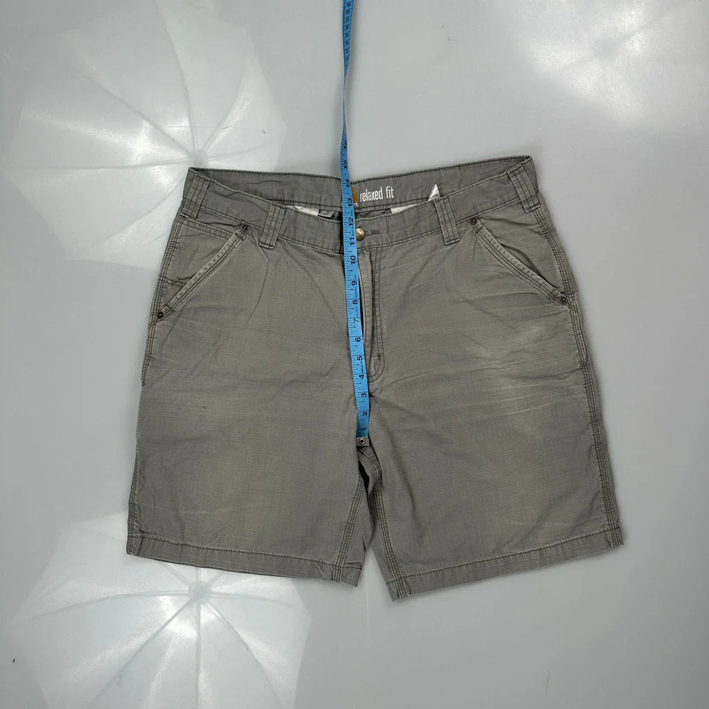 Carhartt Cargo Shorts - 38W 10L Grey Cotton - Image 4