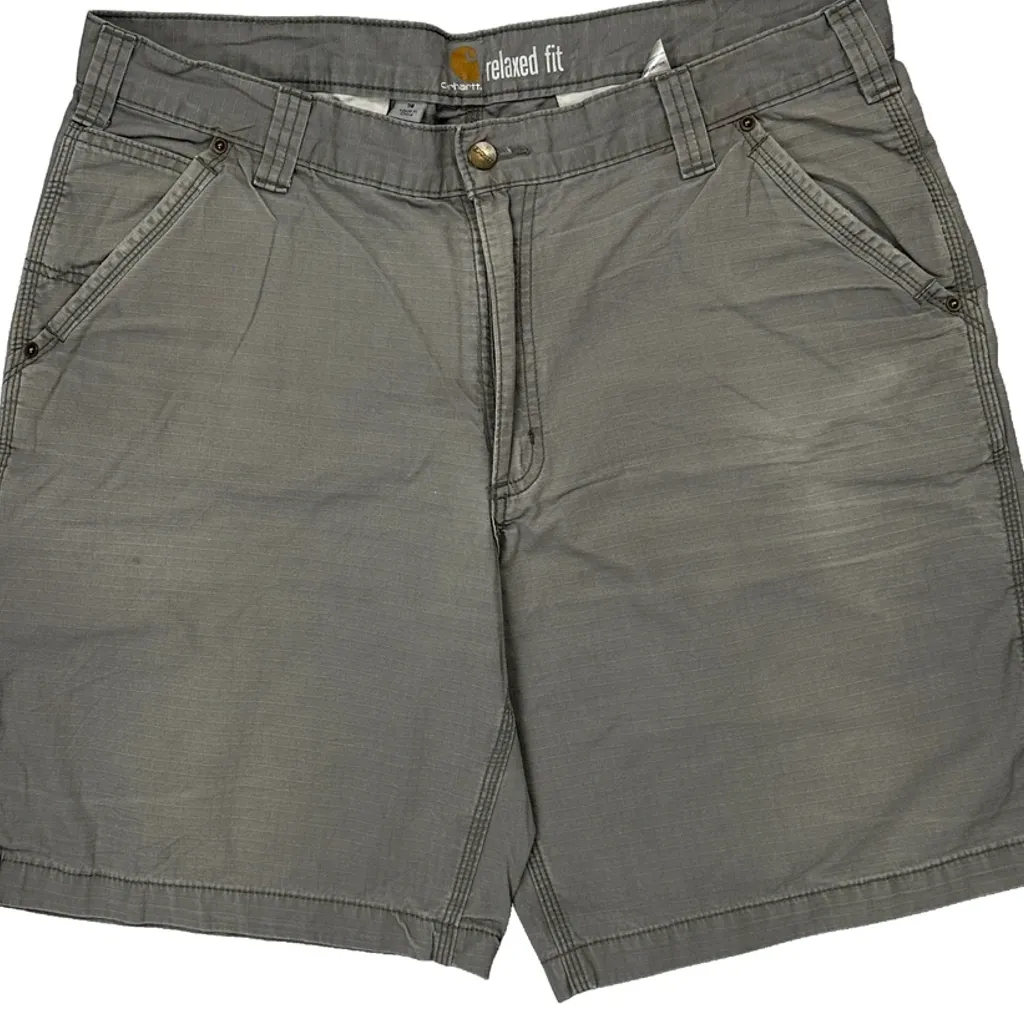 Carhartt Cargo Shorts - 38W 10L Grey Cotton - Image 9