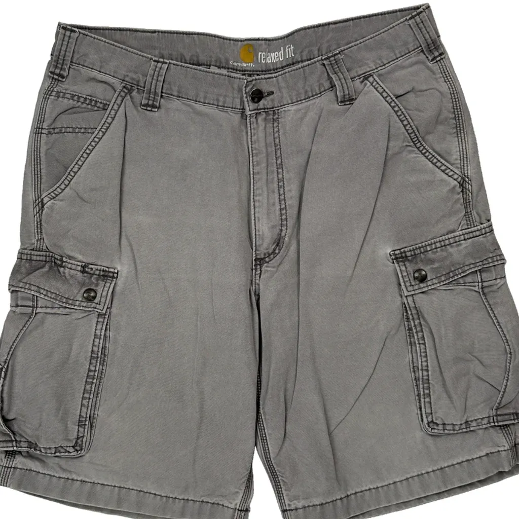 Carhartt Cargo Shorts - 38W 10L Grey Cotton - Image 10