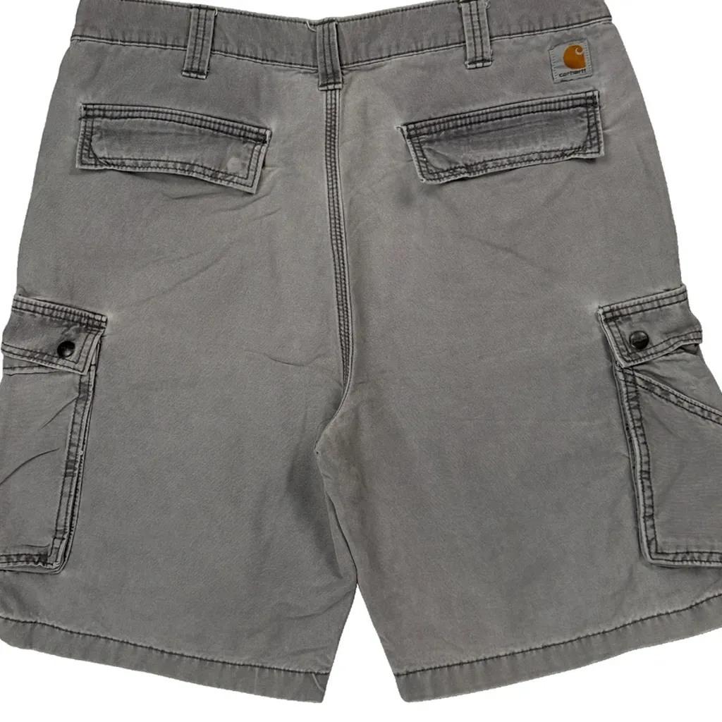 Carhartt Cargo Shorts - 38W 10L Grey Cotton - Image 8