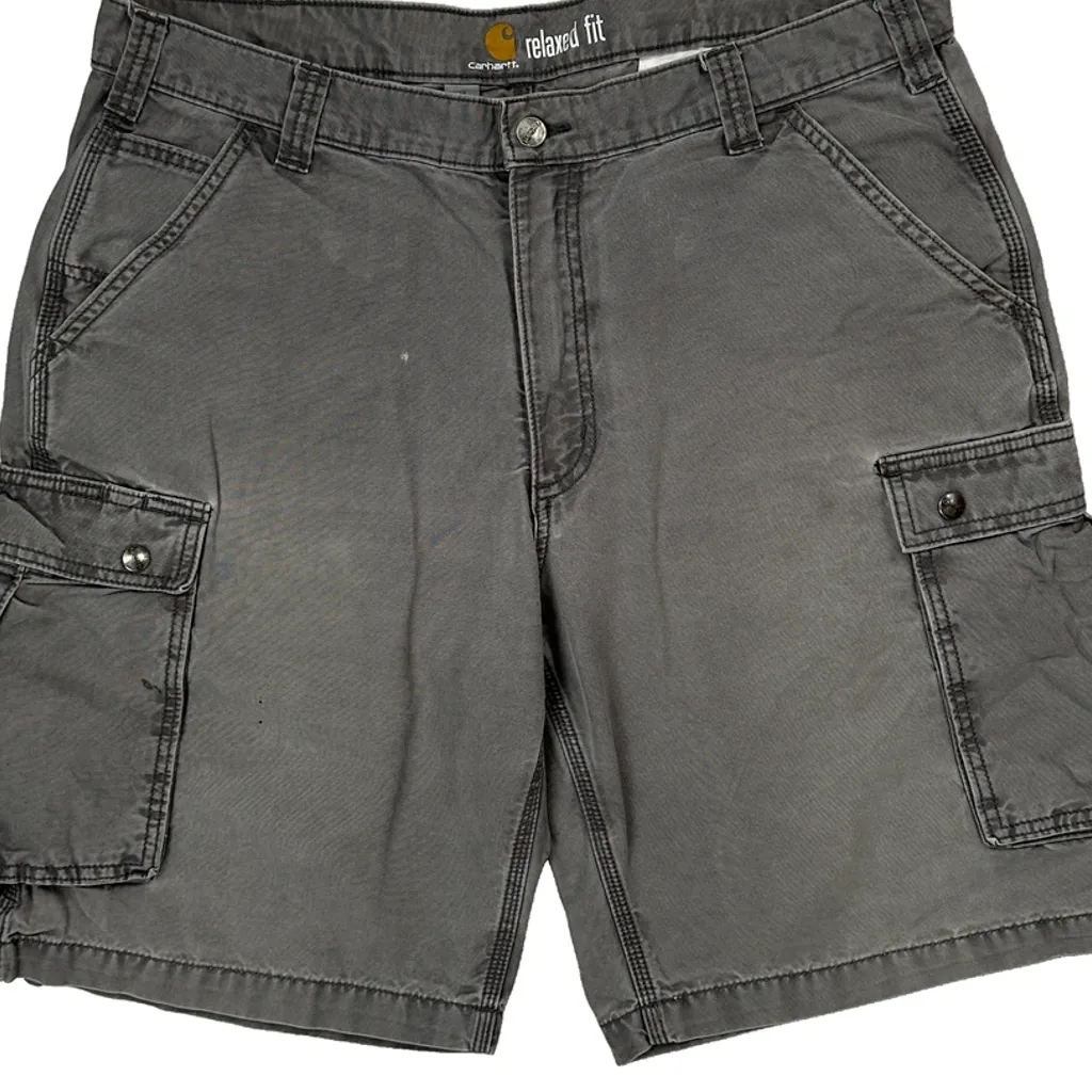 Carhartt Cargo Shorts - 38W 10L Grey Cotton - Image 10