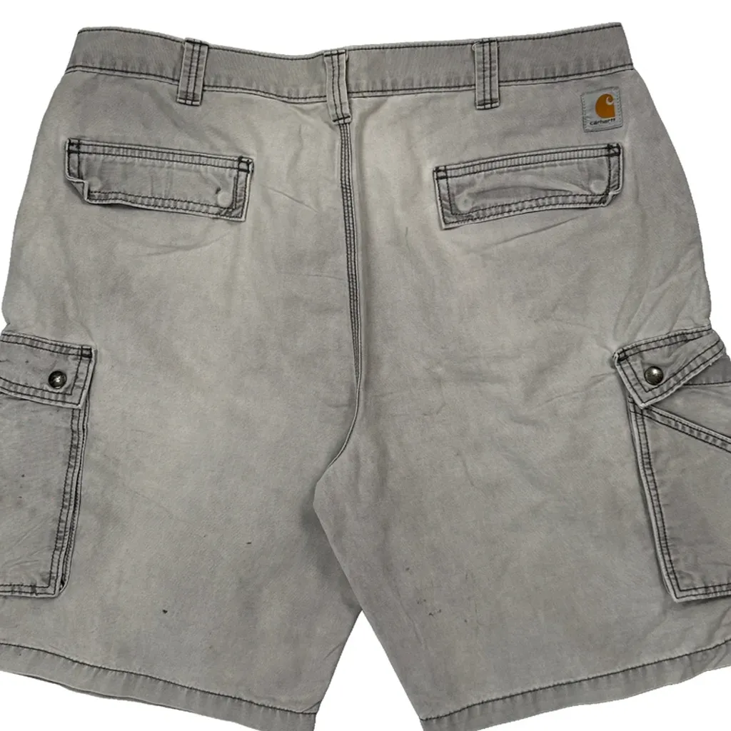 Carhartt Cargo Shorts - 40W 10L Grey Cotton - Image 7