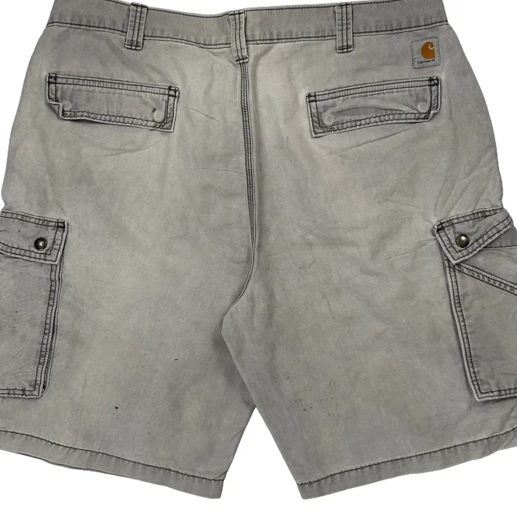 Carhartt Cargo Shorts - 40W 10L Grey Cotton - Image 8