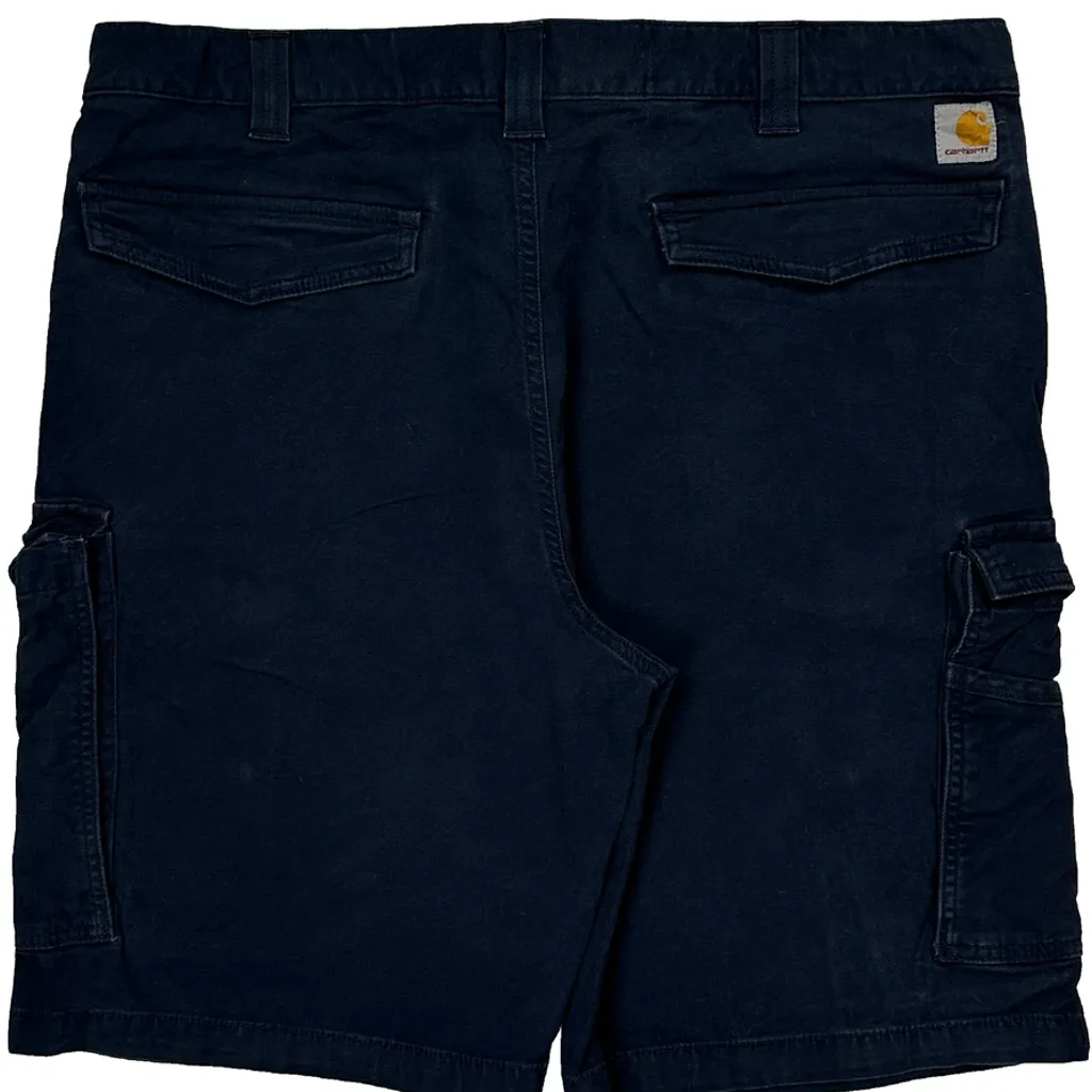 Carhartt Cargo Shorts - 40W 10L Navy Cotton - Image 7