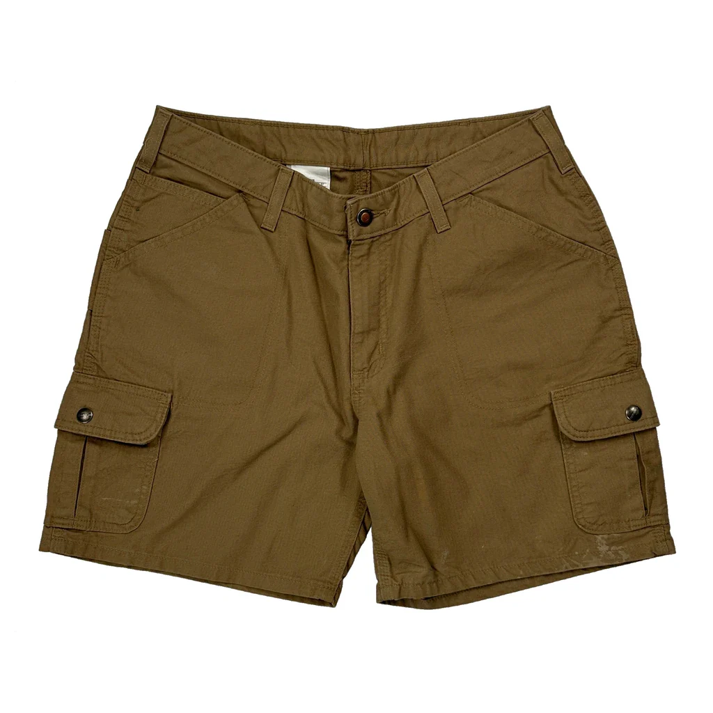 Carhartt Cargo Shorts - 30W UK 10 Brown Cotton - Image 2