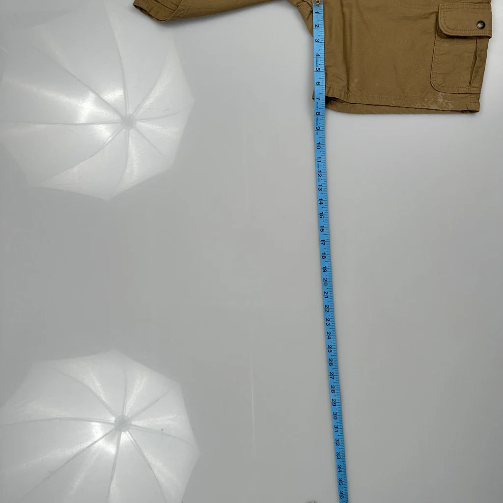 Carhartt Cargo Shorts - 30W UK 10 Brown Cotton - Image 5