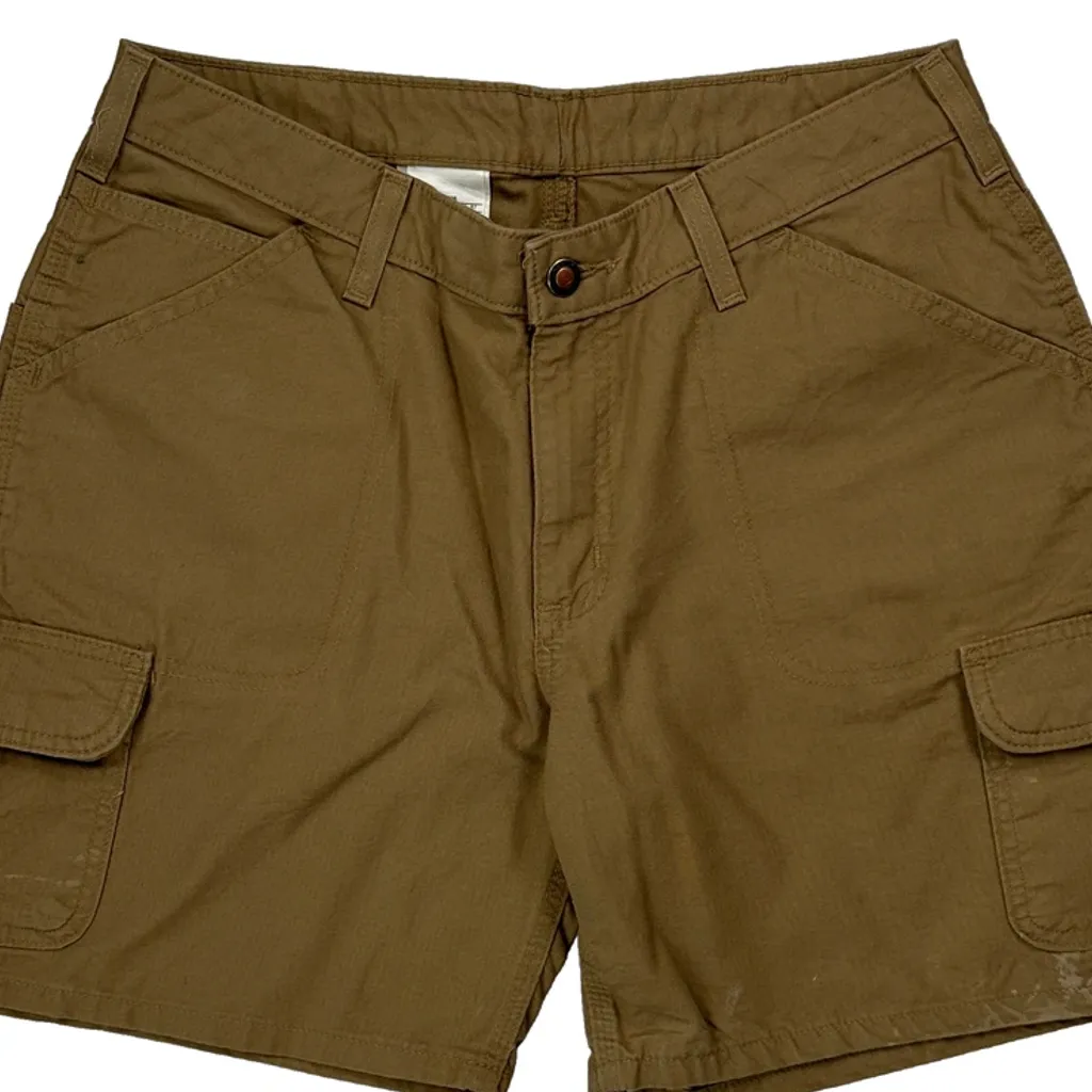 Carhartt Cargo Shorts - 30W UK 10 Brown Cotton - Image 9