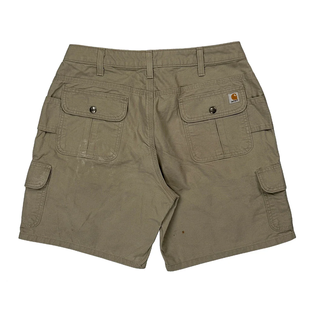 Carhartt Cargo Shorts - 30W UK 10 Khaki Cotton