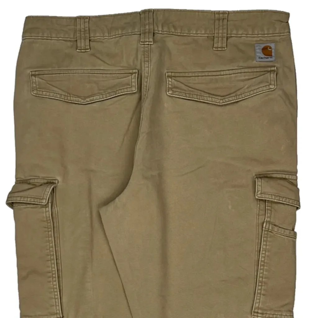 Carhartt Cargo Trousers - 34W 29L Beige Cotton - Image 7