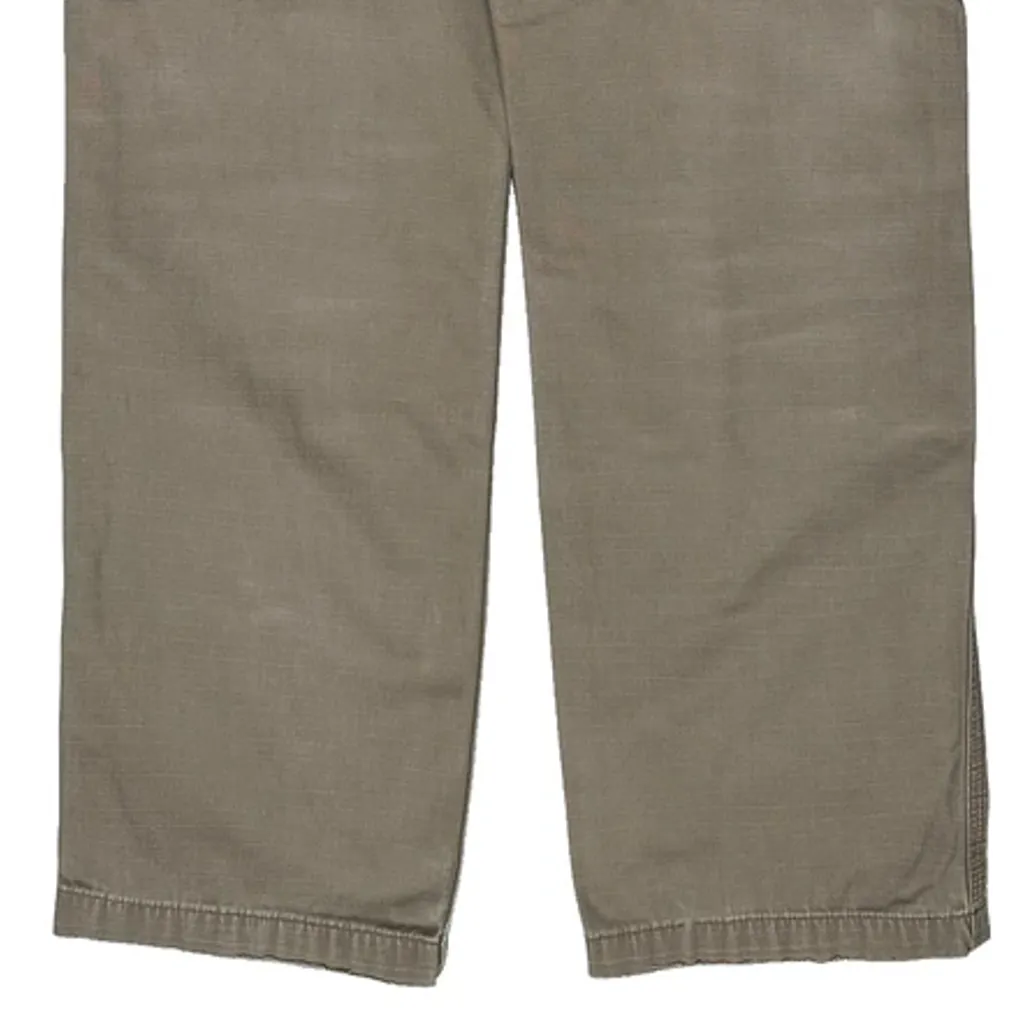 Carhartt Double Knee Cargo Trousers - 34W 33L Beige Cotton - Image 7
